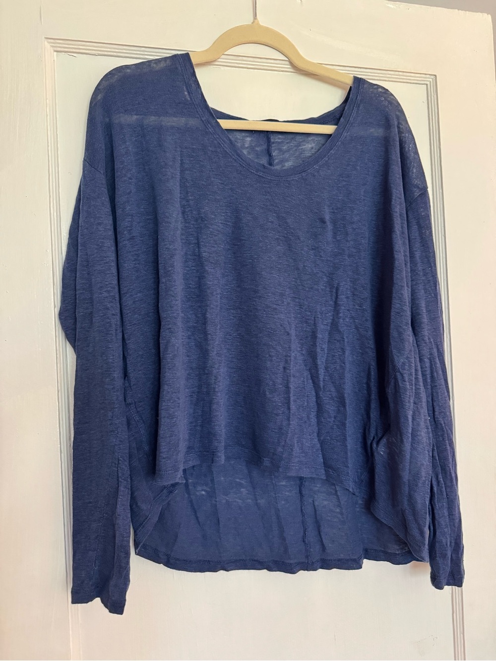 GAP linen long sleeve top